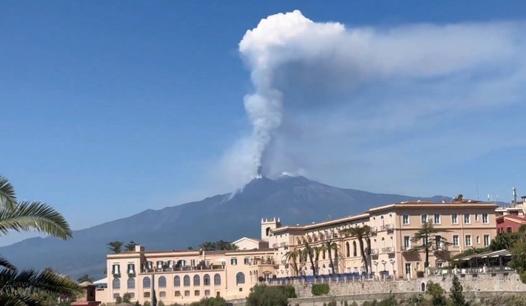 сицилія вулкан етна