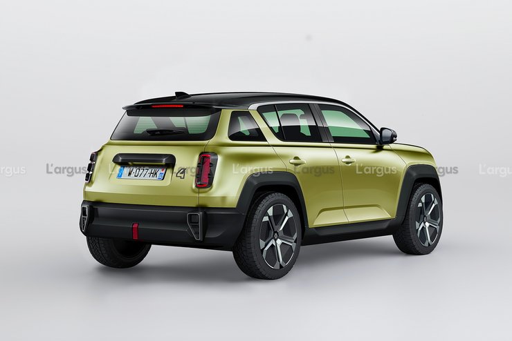 Электромобиль Рено 4, новый Рено 4, Renault 4 E-Tech, электромобиль Renault 4, новый Renault 4, электрокар Renault 4