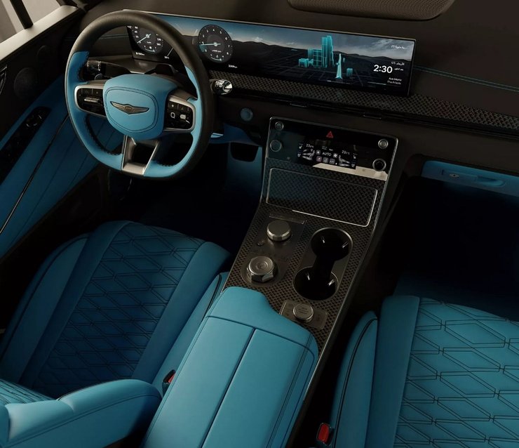 салон Genesis GV80, Genesis GV80 Coupe, новый Genesis GV80, кроссовер Genesis