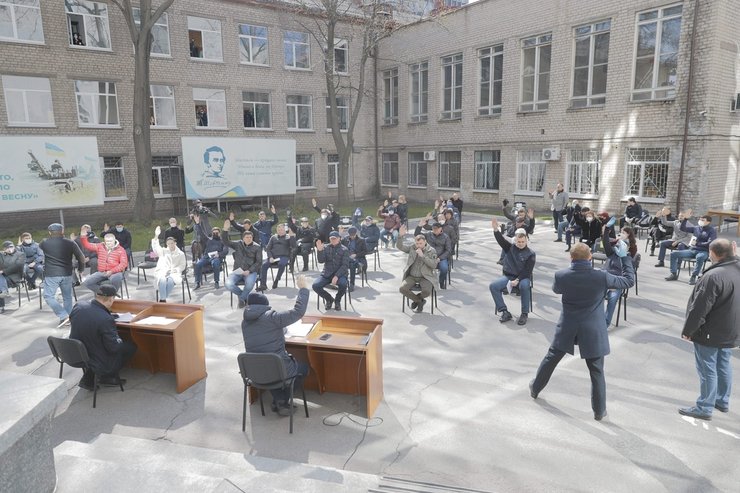 Заседание горсовета в Днепре