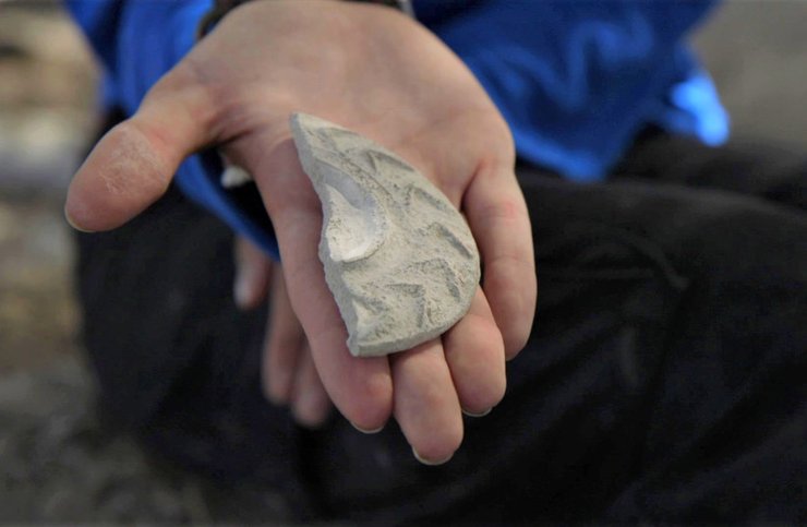 Артефакт, найденный на раскопках в Израиле