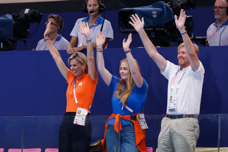 король Нидерландов Виллем-Александр, королева Максима, принцесса Катарина-Амалия