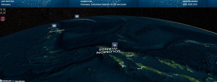 Санта-Клаус, трекер Санты