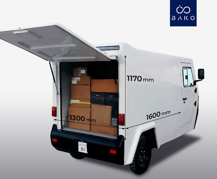 Bako S1, комерційний електромобіль, вантажний електромобіль, електрична вантажівка