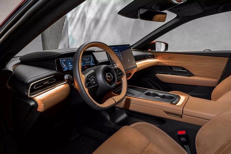 салон мазда 6 2025, Mazda 6, Mazda 6e, нова Mazda 6, електромобіль Mazda, Mazda 6 2025