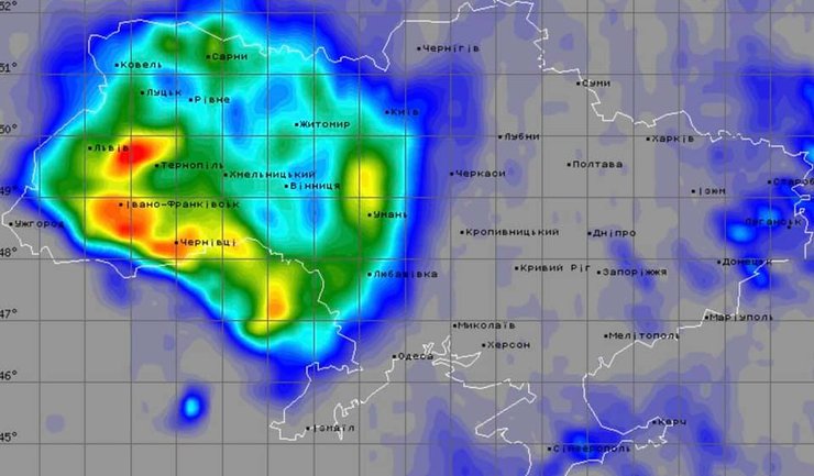 прогноз погоды, март, украина,