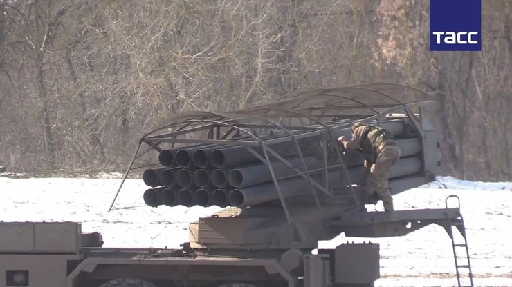 Российская РСЗО Ураган