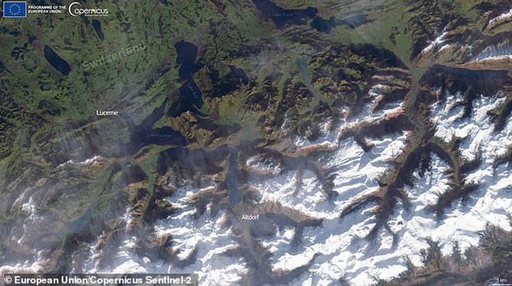 температура в Европе спутник