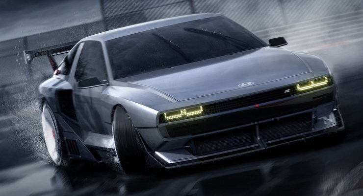 Hyundai N Vision 74, новий Hyundai N Vision 74, електромобіль Hyundai, спорткар Hyundai, Hyundai Pony 1974