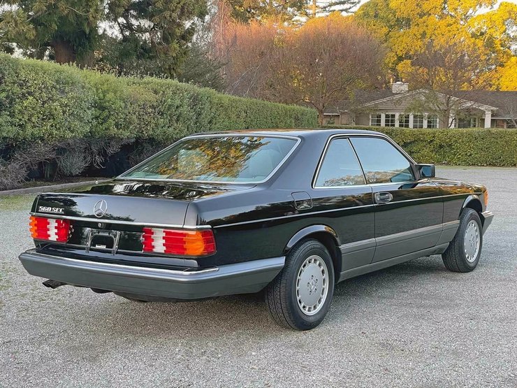 Mercedes 560 SEC, купе Mercedes, капсула времени