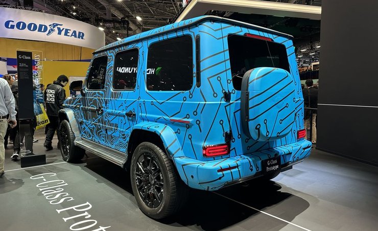 Mercedes G580, электрический гелендваген, Mercedes G-Class,