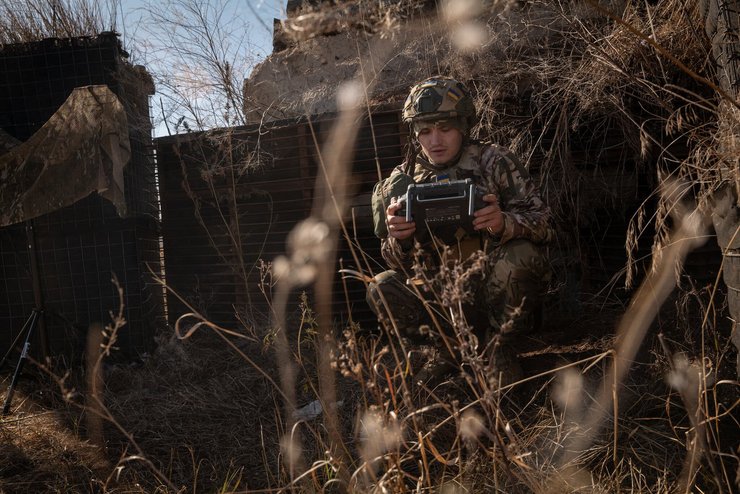 Оператор дрона из 109-1 бригады