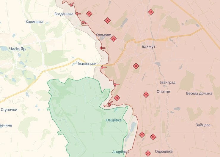 Бахмутський відтинок