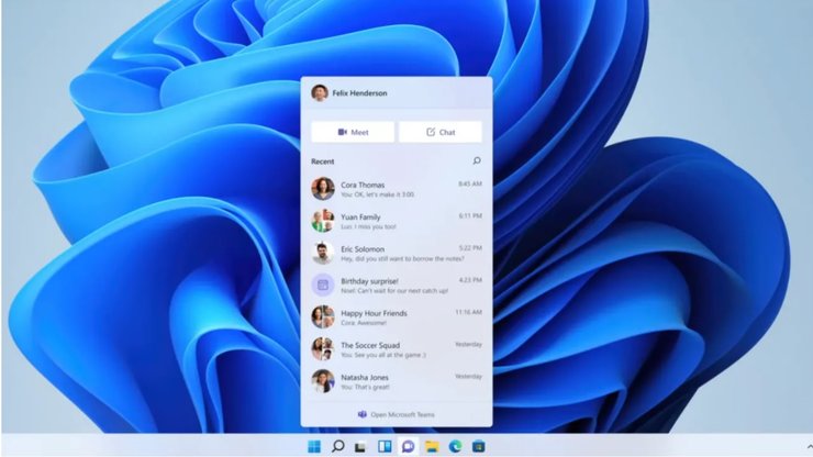 Microsoft Teams в Windows 11