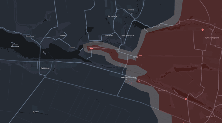 островское, острвоское карта