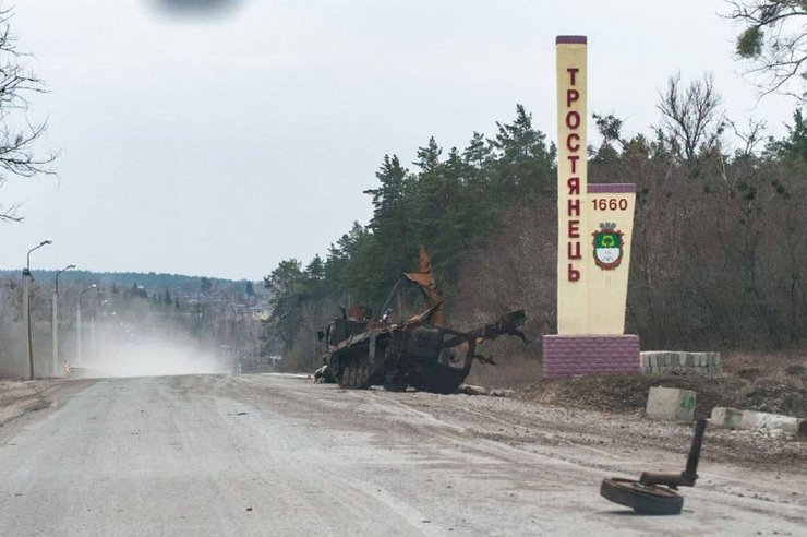 визволення тростинця, тростинець