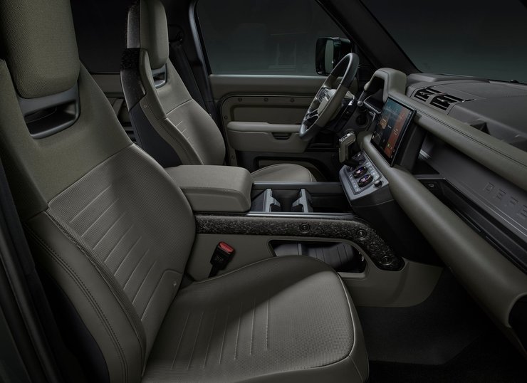 салон Land Rover Defender, Land Rover Defender OCTA, Land Rover, новый Land Rover Defender