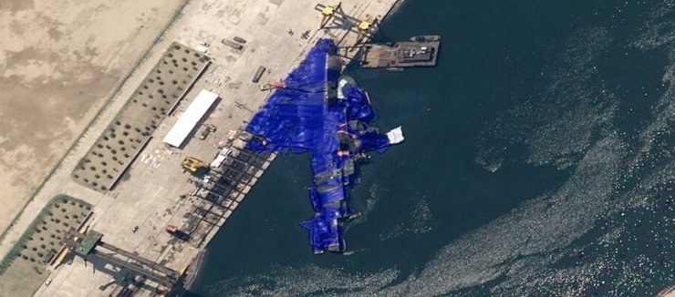 Эсминец затонул сразу после спуска