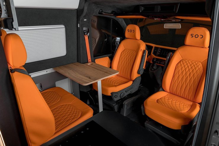салон Volkswagen Crafter, тюнінг Volkswagen Crafter, дім на колесах, автодім Volkswagen