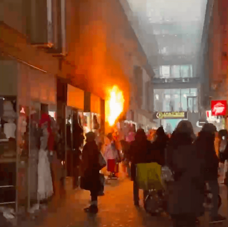 пожар москва торговый центр