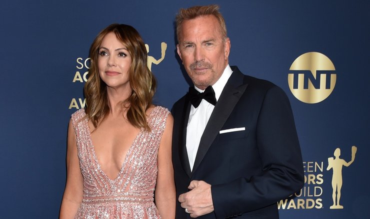 Кевин Костнер и Кристин Баумгартнер