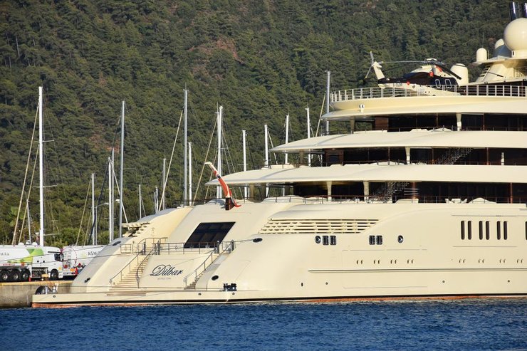 вертолет, яхта, усманов