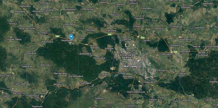 Село Березовка под Житомиром