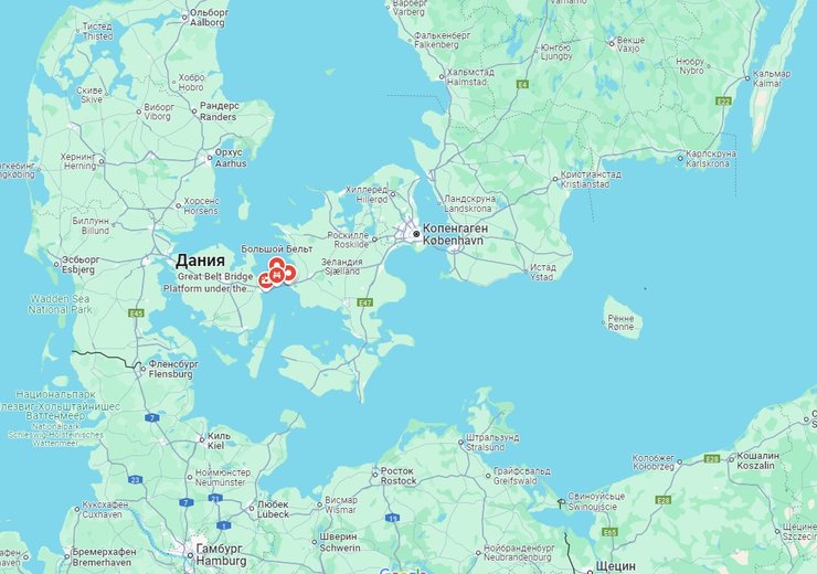 большой бельт пролив дания