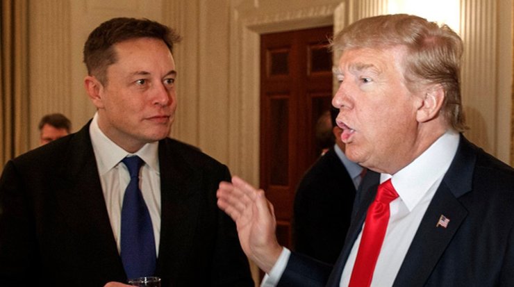 Илон Маск, Дональд Трамп
