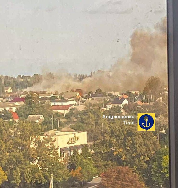 Прилет в Скадовске 17 октября 2023 года