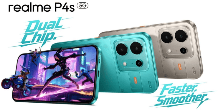 Realme P4s особенности цвета смартфон
