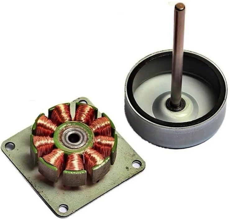 Генератор бесщеточный в разборе