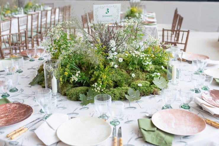 Met Gala 2021, сервіровка столів