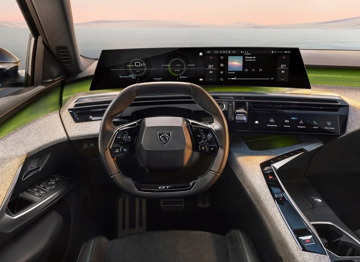 салон Peugeot 5008, Peugeot 5008, новий Peugeot 5008, кросовер Peugeot, електромобіль Peugeot, Peugeot 5008 2024