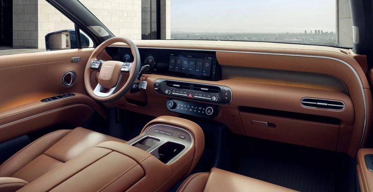 салон Hyundai Palisade 2025, Hyundai Palisade, новий Hyundai Palisade, кросовер Hyundai