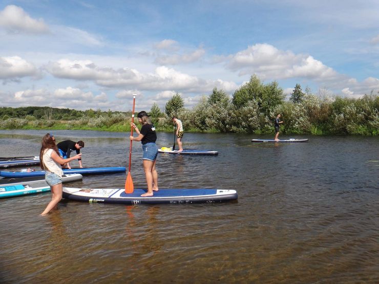 SUP-човен, Десна