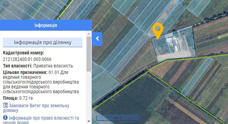 Информация про участок