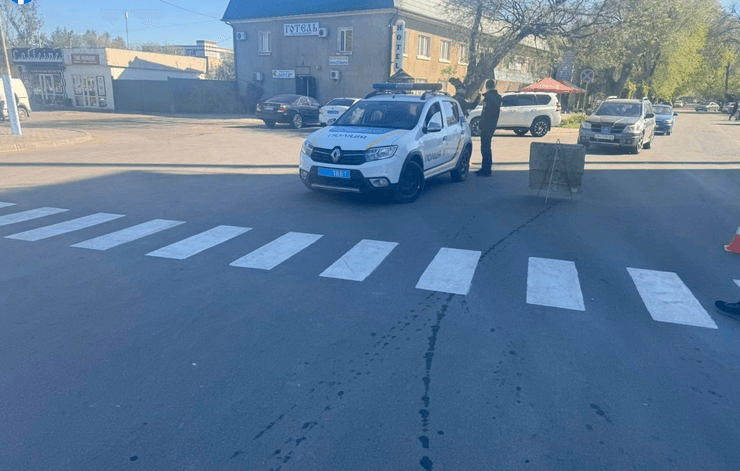 В Одесской области полицейская наехала на девочку