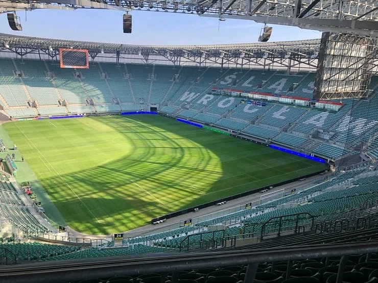 Стадион во Вроцлаве, на котором сыграют команды