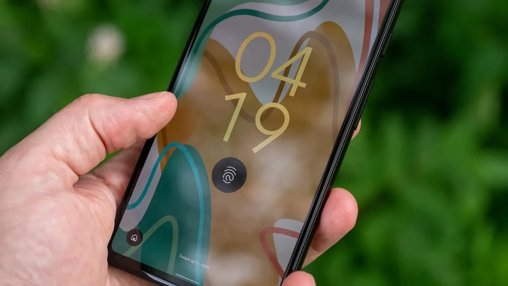 Сканер відбитків Google Pixel 6a