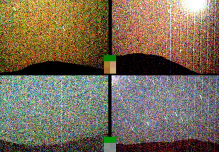 марс, полярные сияния