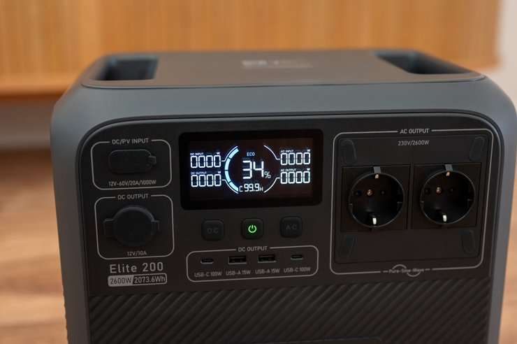 Дисплей Bluetti Elite 200 V2