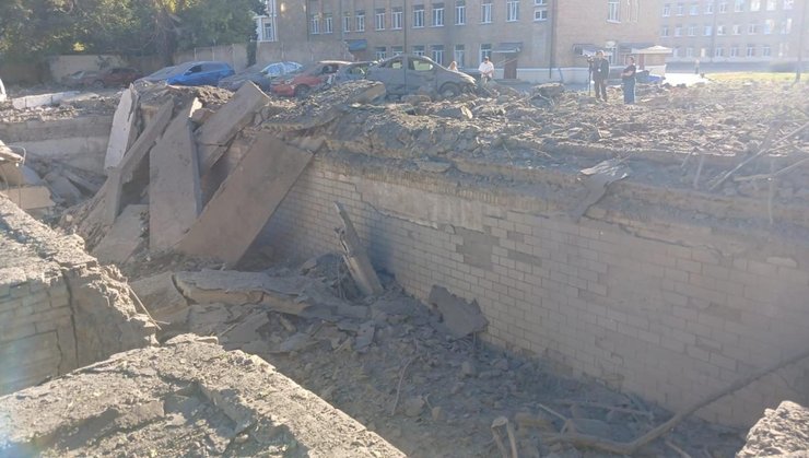 фото руйнувань у дитячій лікарні після удару РФ 20 серпня