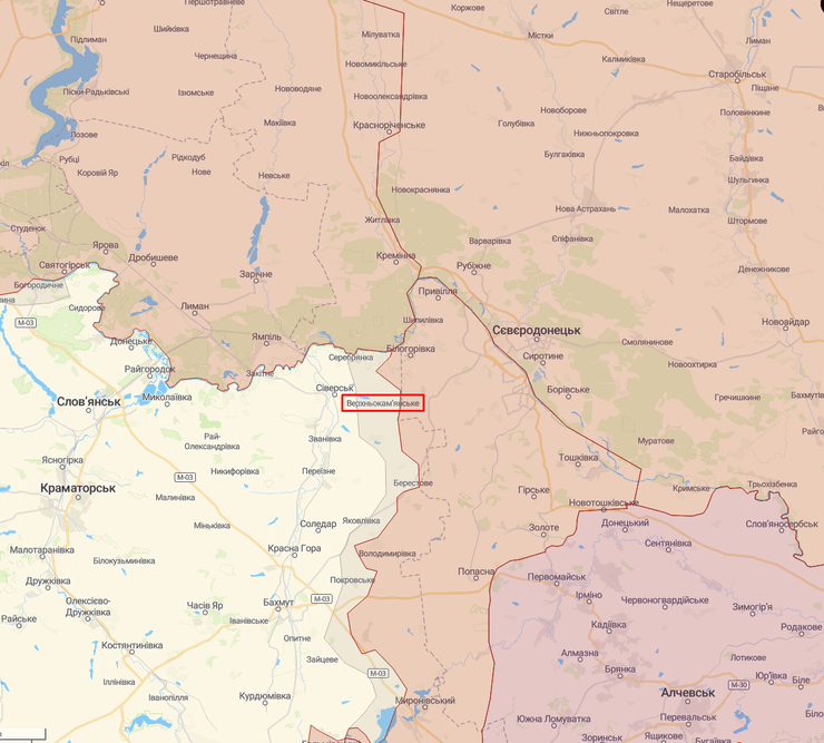 бої за верхньокаменськ