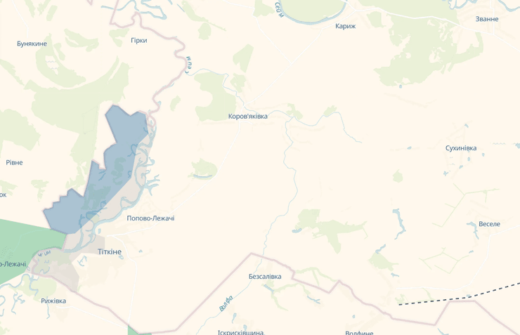 Курська область, ситуація в Курській області, кордон України та РФ, прорив ЗСУ, DeepState