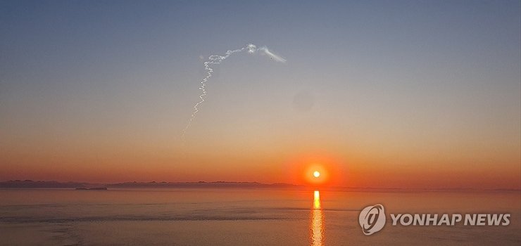 ракета кндр след