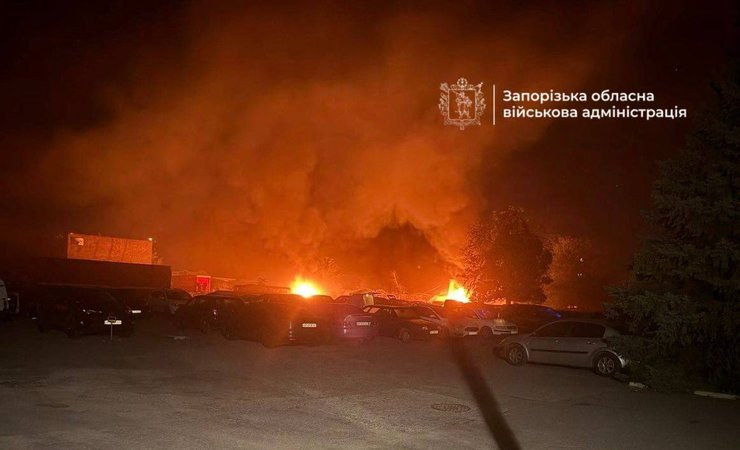 Наслідки удару РФ по Запоріжжю