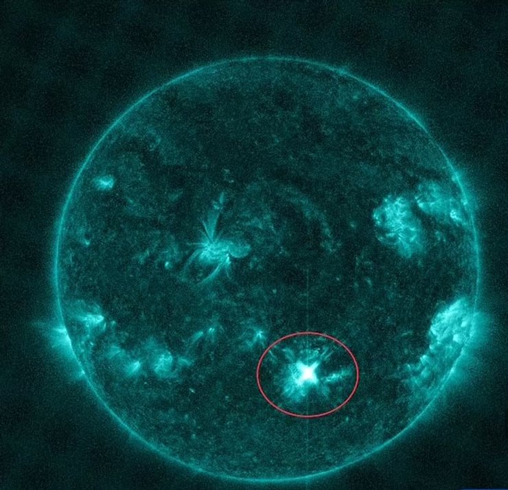 Солнце, пятно