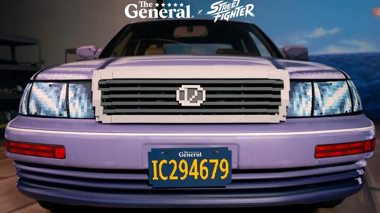 Автомобиль Lexus LS400 из Street Fighter II