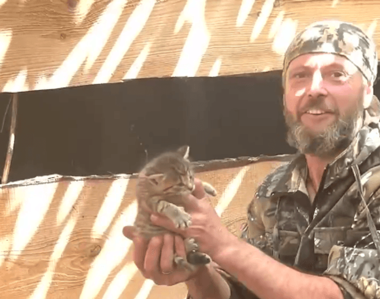 Пограничники спасли пушистиков в окопах возле Волчанска